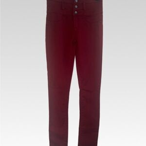 Refuge Deep Red Fabric with Black Label size 2